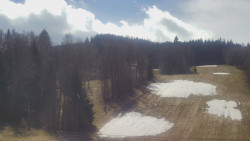 Dojezd hlavní sjezdovky