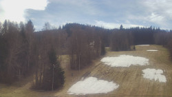 Dojezd hlavní sjezdovky