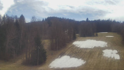 Dojezd hlavní sjezdovky