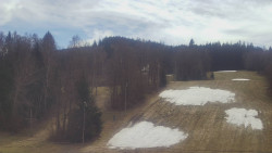 Dojezd hlavní sjezdovky