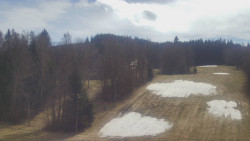 Dojezd hlavní sjezdovky