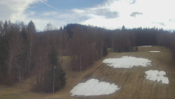 Dojezd hlavní sjezdovky