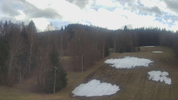 Dojezd hlavní sjezdovky