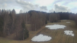 Dojezd hlavní sjezdovky