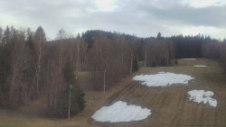 Dojezd hlavní sjezdovky