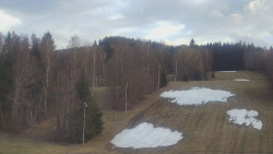 Dojezd hlavní sjezdovky