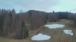 Dojezd hlavní sjezdovky