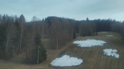 Dojezd hlavní sjezdovky