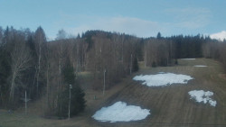 Dojezd hlavní sjezdovky