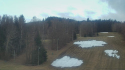 Dojezd hlavní sjezdovky