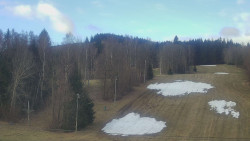 Dojezd hlavní sjezdovky