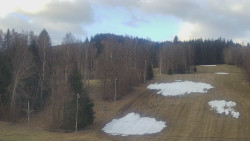 Dojezd hlavní sjezdovky