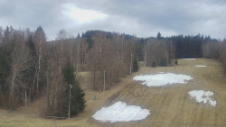 Dojezd hlavní sjezdovky