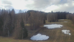 Dojezd hlavní sjezdovky