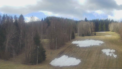 Dojezd hlavní sjezdovky