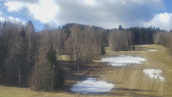 Dojezd hlavní sjezdovky