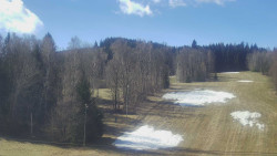 Dojezd hlavní sjezdovky