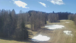 Dojezd hlavní sjezdovky