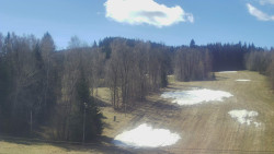 Dojezd hlavní sjezdovky