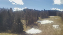 Dojezd hlavní sjezdovky