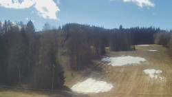 Dojezd hlavní sjezdovky