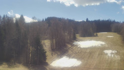 Dojezd hlavní sjezdovky