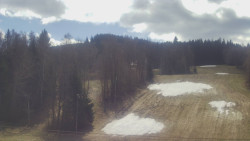 Dojezd hlavní sjezdovky