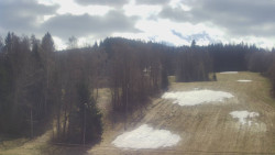 Dojezd hlavní sjezdovky