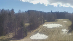 Dojezd hlavní sjezdovky