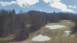 Dojezd hlavní sjezdovky