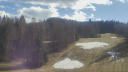 Dojezd hlavní sjezdovky