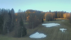 Dojezd hlavní sjezdovky