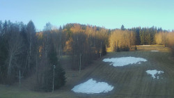 Dojezd hlavní sjezdovky