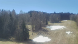 Dojezd hlavní sjezdovky