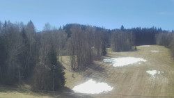 Dojezd hlavní sjezdovky