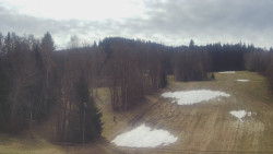 Dojezd hlavní sjezdovky