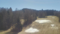 Dojezd hlavní sjezdovky