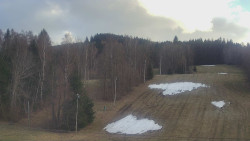 Dojezd hlavní sjezdovky