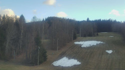 Dojezd hlavní sjezdovky