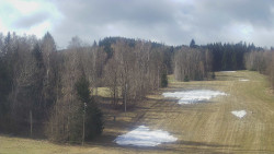 Dojezd hlavní sjezdovky