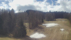 Dojezd hlavní sjezdovky