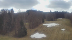 Dojezd hlavní sjezdovky