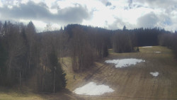 Dojezd hlavní sjezdovky