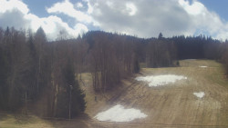 Dojezd hlavní sjezdovky