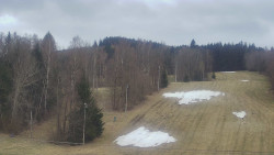 Dojezd hlavní sjezdovky