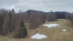 Dojezd hlavní sjezdovky