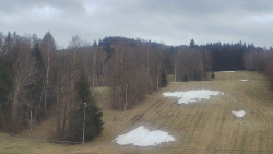 Dojezd hlavní sjezdovky