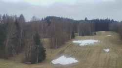 Dojezd hlavní sjezdovky