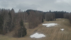 Dojezd hlavní sjezdovky