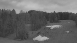 Dojezd hlavní sjezdovky